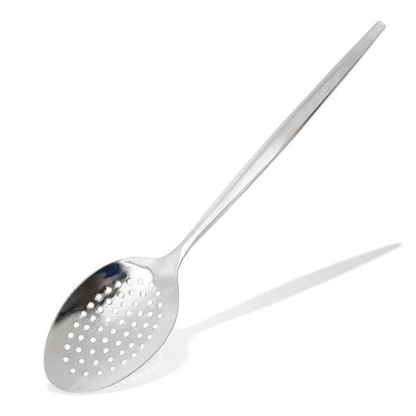 Ложка кулинарная 27*6*9см нерж.сталь БЛЕСК с отверстиями М800-43/JC-17719 (360)