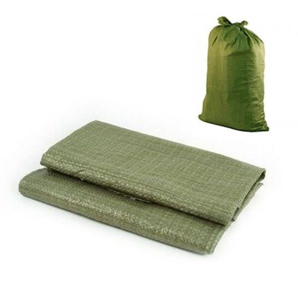 Мешки пропиленовые 55*95см зеленые/серые (10/100)