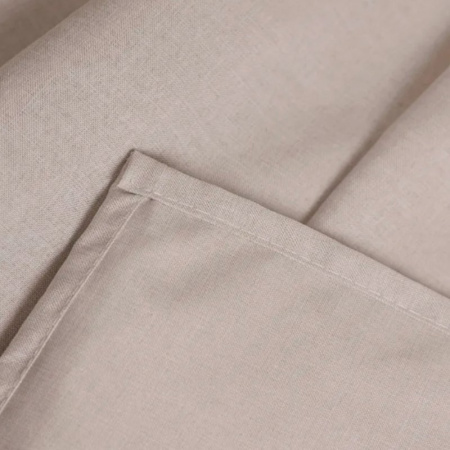 Штора для ванной 180*180см полиэстер кремовая (50)