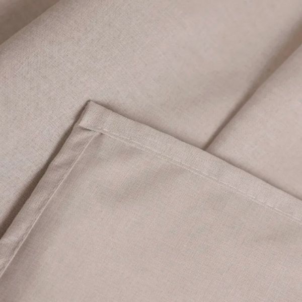 Штора для ванной 180*180см полиэстер кремовая (50)