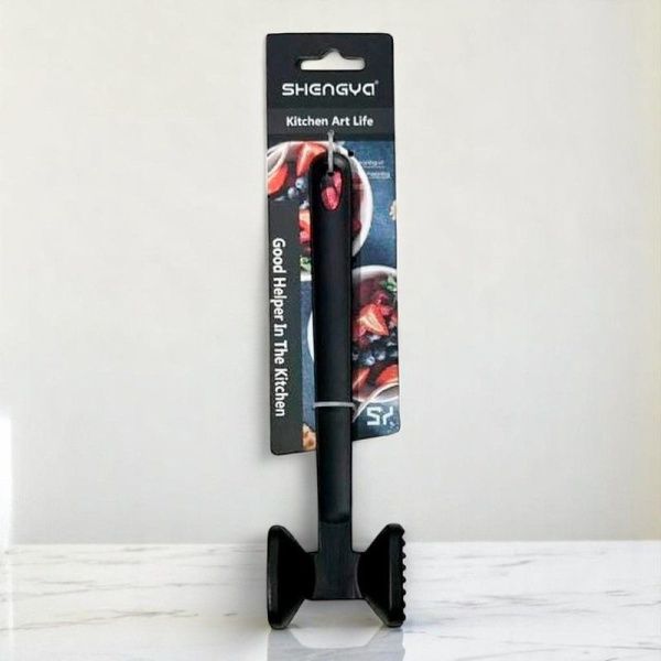 Молоток для мяса 22,5см металл черный B3239/JC-17412 (110)