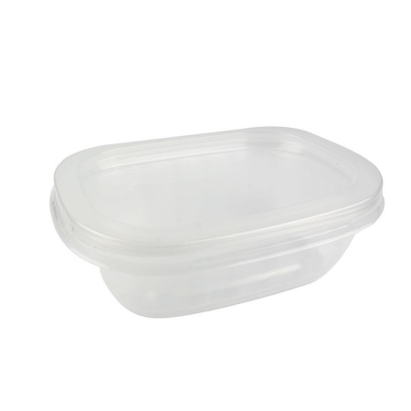 Контейнер одноразовый 125мл полистирол прямоугольный прозр. с крышкой 108*82 (1500/20)