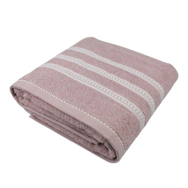 Полотенце махровое 70*140см ПОРТО пудровый