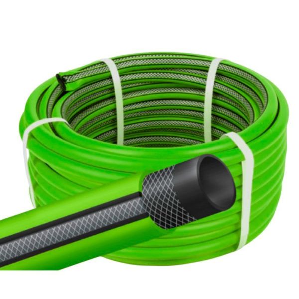 Шланг армированный FLY ЖУК 3/4*25м (3-слойный) зеленый