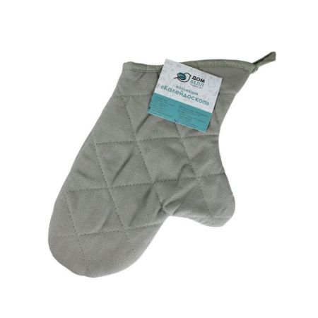 Прихватка-рукавица рогожка стеганая ТЕКСТУРА ЛЁН 10391/2 ДомВелл