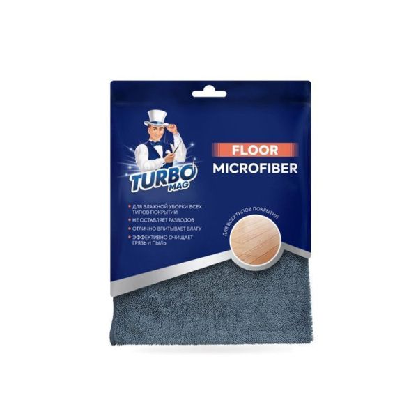 Салфетка для пола 40*60см микрофибра TURBOMAG FLOOR (50)