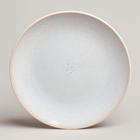 Тарелка мелкая 27см керамика Crocus бежевая обеденная (4/24)