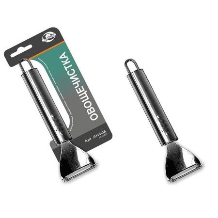 Овощечистка 17*5,5*1,5см нерж.сталь ЛИДЕР (12/144)