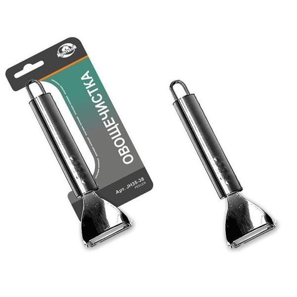 Овощечистка 17*5,5*1,5см нерж.сталь ЛИДЕР (12/144)