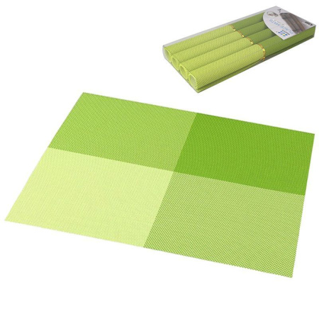 Салфетки сервировочные набор 4шт 30*45см ПВХ в подар.уп JC-9679 (60)