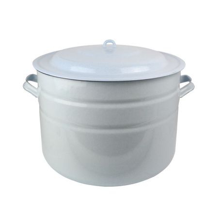 Бак 40л эмаль без рисунка титановый рябчик С-2840Рб (1)