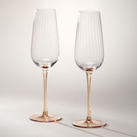 Бокалы для шампанского набор 2шт 250мл стекло J'ADORE (12)