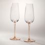 Бокалы для шампанского набор 2шт 250мл стекло J'ADORE (12)