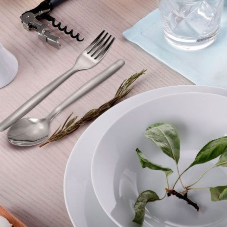 Тарелка мелкая 20,4см фарфор ТВИСТ без бортов [RSL-MP 8"]