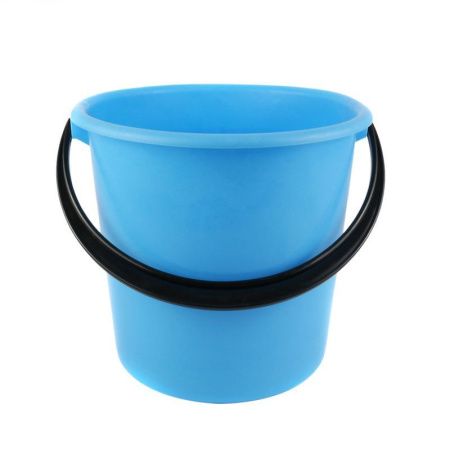 Ведро 5л пластик голубое ударопрочное (мягкое) без крышки (20)