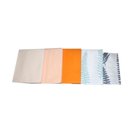 Простыня 1,5сп 150*215см поплин ДомВелл Ассорти