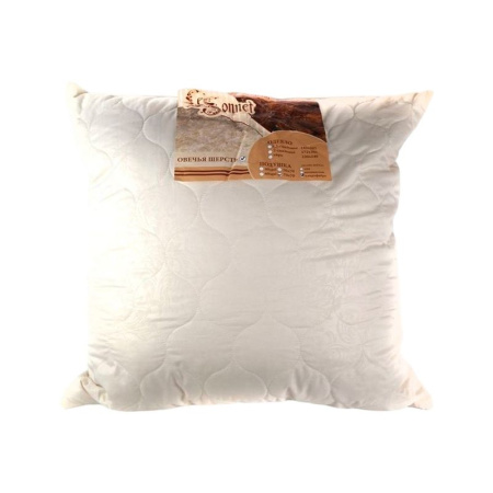 Подушка 70*70см Овечья шерсть микрофибра (5)