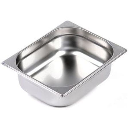 Гастроемкость 0,8мм нерж. сталь 1/2*4'' 327*265*100мм без крышки 812-4 (12/6)