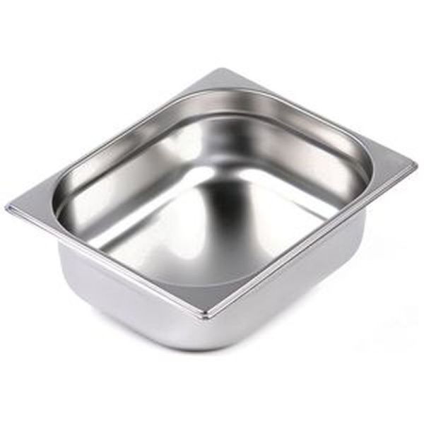 Гастроемкость 0,8мм нерж. сталь 1/2*4'' 327*265*100мм без крышки 812-4 (12/6)