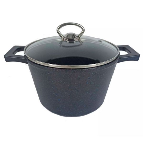 Кастрюля 5л алюминий АП КуХмистер со стекл.крышкой 24см Dariis FKU-5 (4)