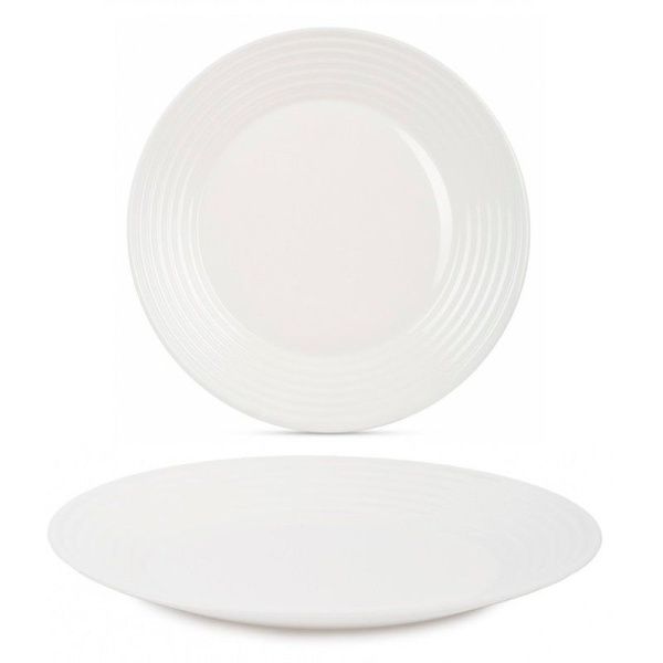 Тарелка мелкая 27см стеклокерамика АРЕНА обеденная 51384 (24)