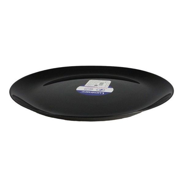 Тарелка мелкая 27см стеклокерамика ДИВАЛИ ЧЕРН обеденная Р0786 (24)