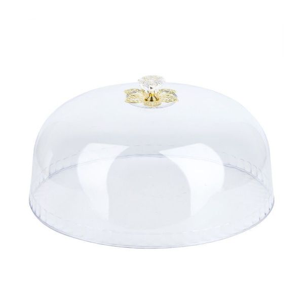 Крышка для блюда 26*26*12см пластик/металл (50)