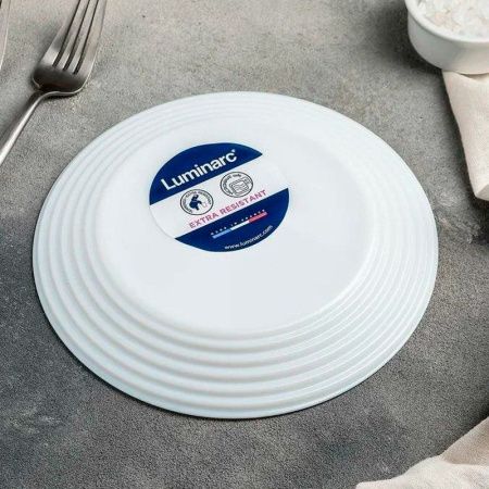 Тарелка мелкая 19см стеклокерамика АРЕНА десертная 50994 (24)