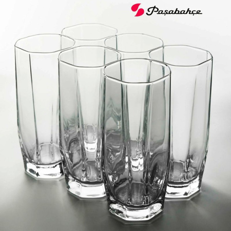 Стаканы набор 6шт 260мл стекло ХИСАР (8)