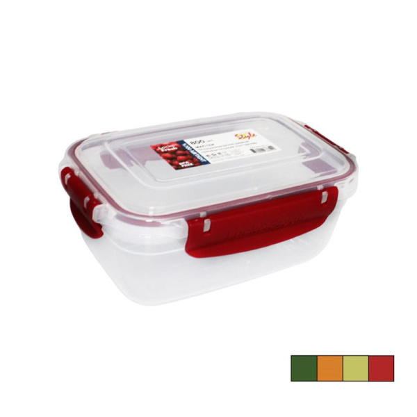 Контейнер пищевой 800мл пластик МАСТЕР герметичный микс (45)