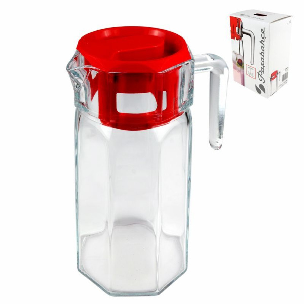 Кувшин 1,25л h22,3см стекло КОШЕМ подар.уп (6)