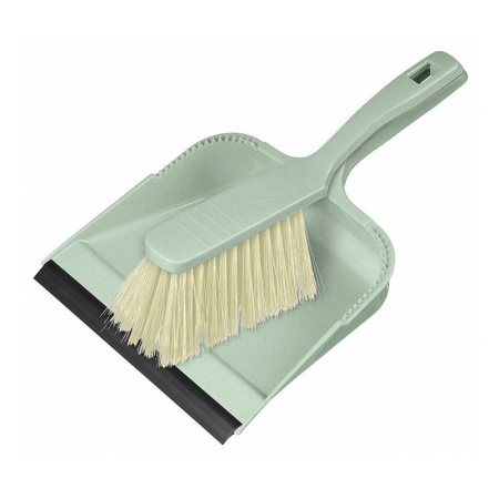 Набор совок с кромкой и щетка-сметка пластик Greenland зеленый флэк (8) 221224618/04