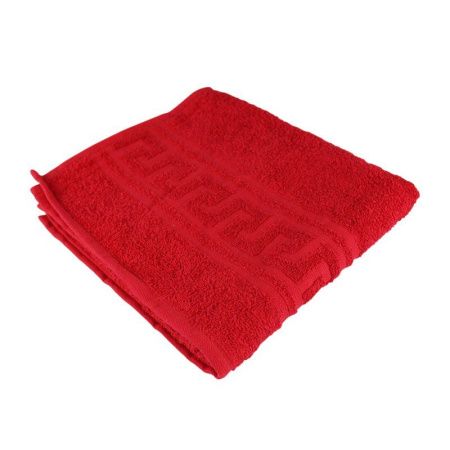 Полотенце махровое 50*90см 109 красный 380гр