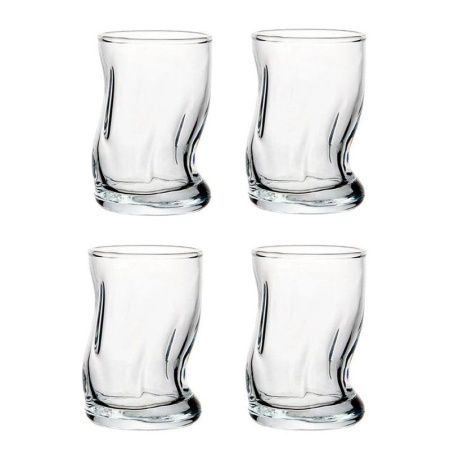 Стопки набор 4шт 50мл стекло АМОРФ (12)