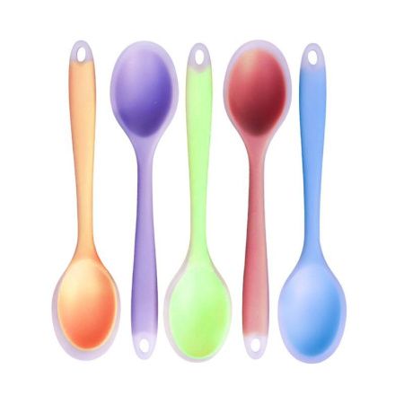 Ложка кулинарная 20см силикон прозрачный край RFG-19 718745 (200)