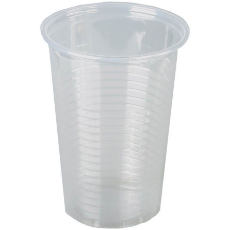 Стакан одноразовый 200мл полистирол прозрачный (100/3000/20/3500/4000) 170-0024