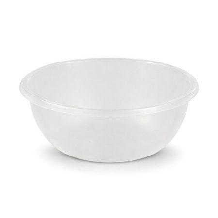 Таз 10л пластик ЛЮКС прозрачный круглый (30)