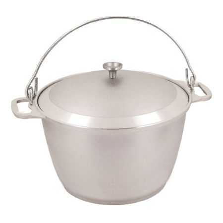 Котел походный 10л алюминий с крышкой (3)