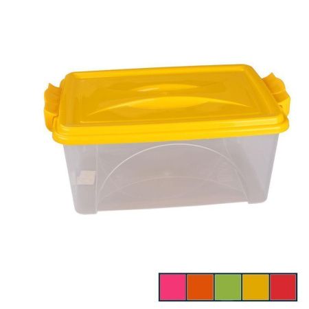 Контейнер для хранения 4,5л прямоугольный с ручками (10)
