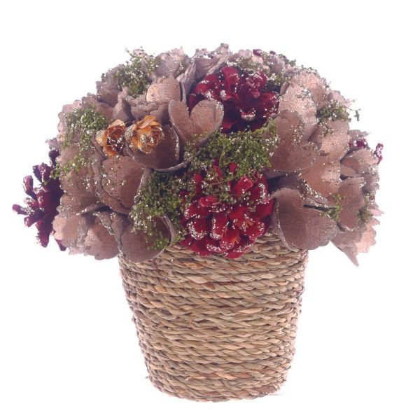 Украшение новогоднее в горшке 18*18*17см (4/14)