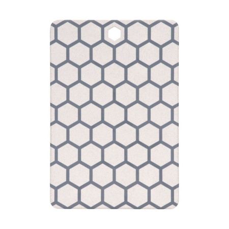 Доска разделочная 36,8*25,3*0,8см пластик SHAM антибактериальная поверхность (8/16)