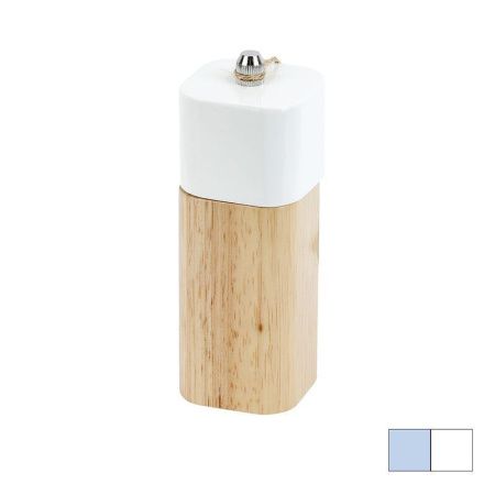 Мельница для перца и соли 13*5см керамика/бук Emborio 2 вида (48)
