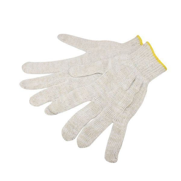 Перчатки рабочие х/б без напыления (4-х ниточные, 7,5кл.) (400)