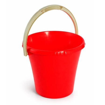 Ведро 14л пластик ЛИБЕРТИ красное мерное с крышкой  С605ККРА (11)