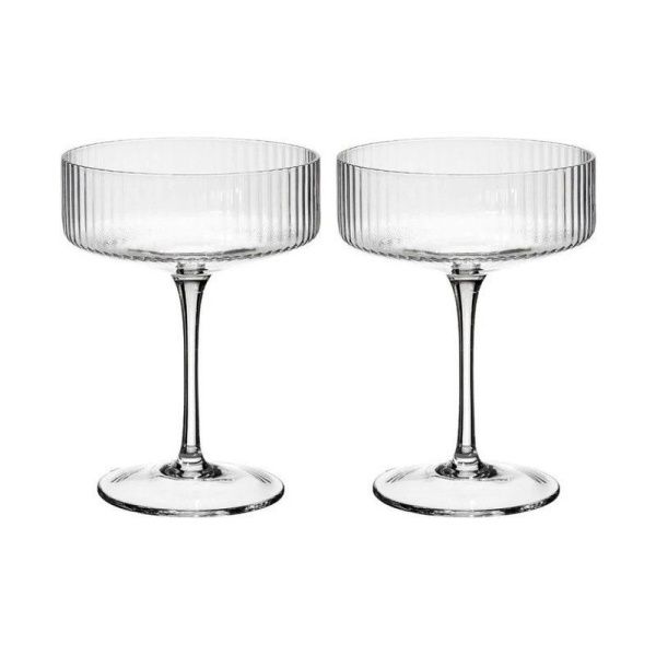 Бокалы для коктейлей набор 2шт 270мл стекло BILLIBARRI KRISIUM (12/16)