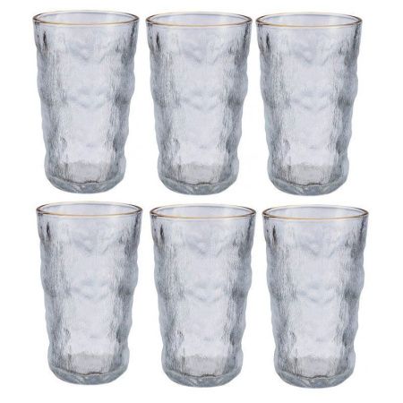 Стаканы набор 6шт 300мл стекло DSKB047-2R (8)