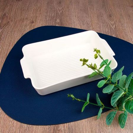 Форма для запекания 25,5*16*5см фарфор МАРШМЕЛЛОУ