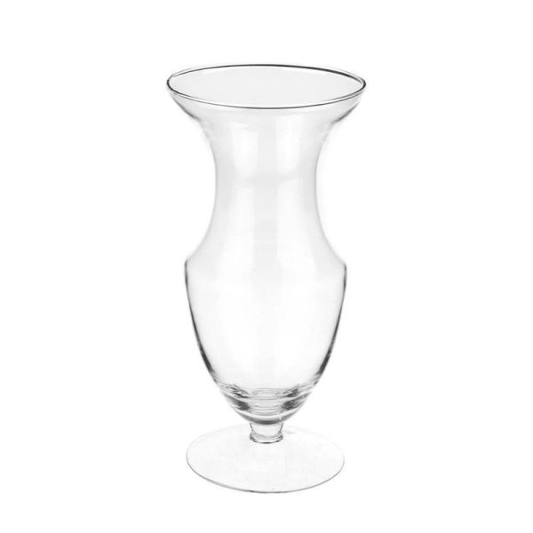 Ваза для цветов 800мл h26см d11,5см стекло АТЛАНТИДА малая  (9)