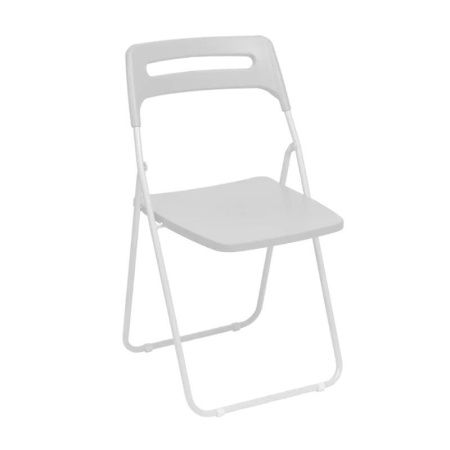 Стул складной 445*412*820мм металл/пластик VIKEA белый (4)