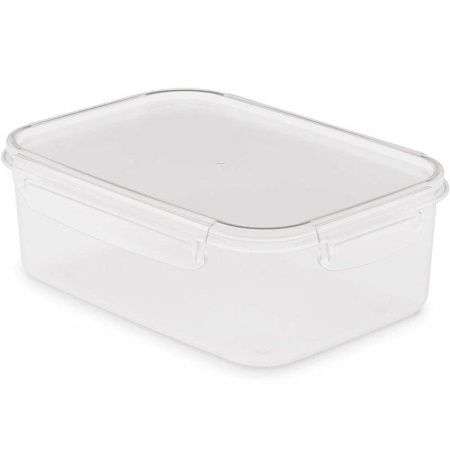 Контейнер пищевой 1л 195*140*65мм пластик СВЧ Прайм прямоугольный с защелками (15)